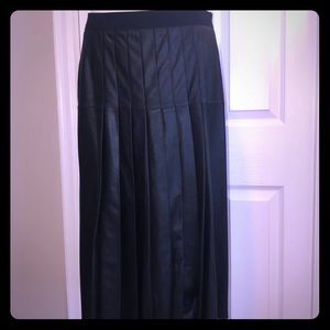 Vince Leather Skirt